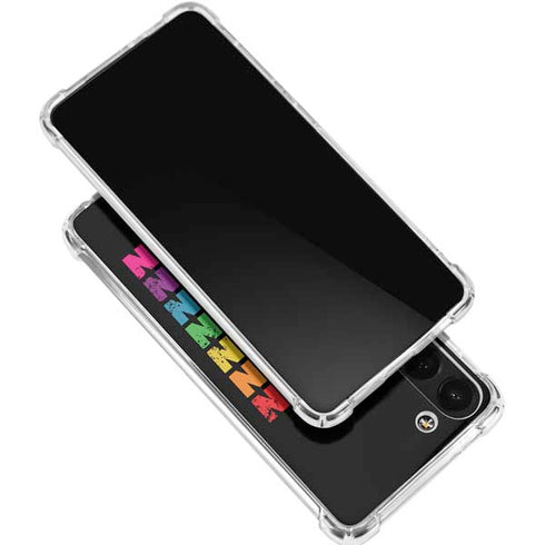 Rainbow Bitcoin Galaxy S24 FE Clear Case